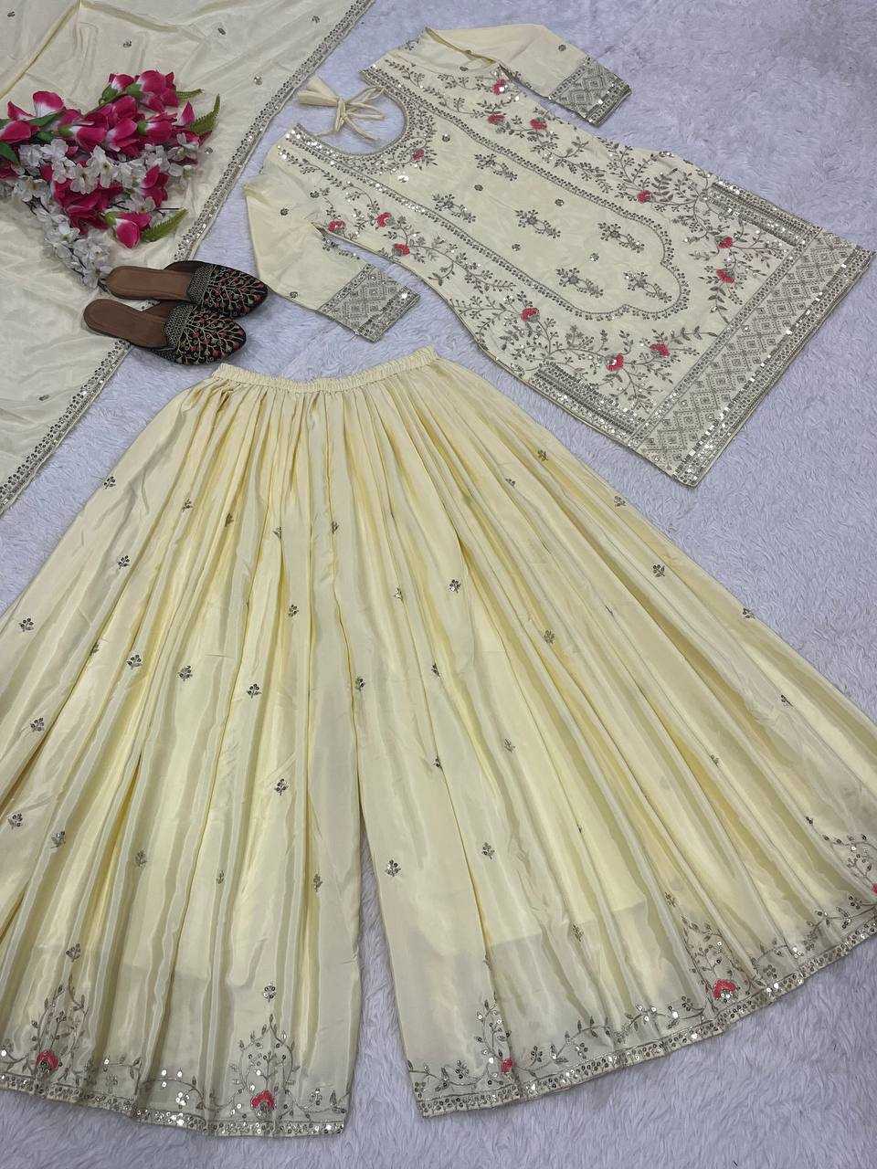 Ynf Crepe KESH515 3049 Suits & Dresses Wholesale Sharara Salwar Suits Embroidery Suits Designer Suits Manufacturer