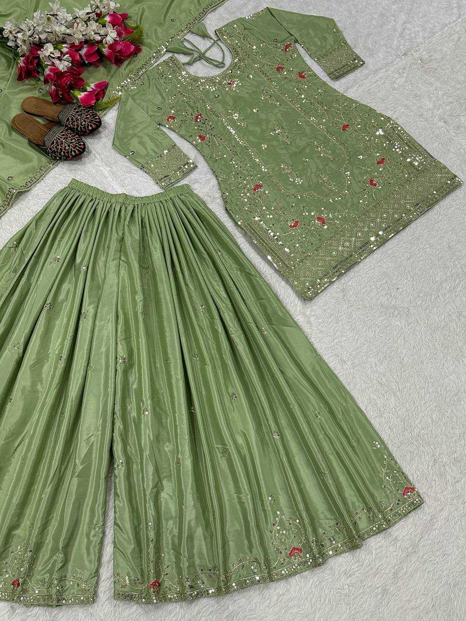 Ynf Crepe KESH515 3049 Suits & Dresses Wholesale Sharara Salwar Suits Embroidery Suits Designer Suits Manufacturer