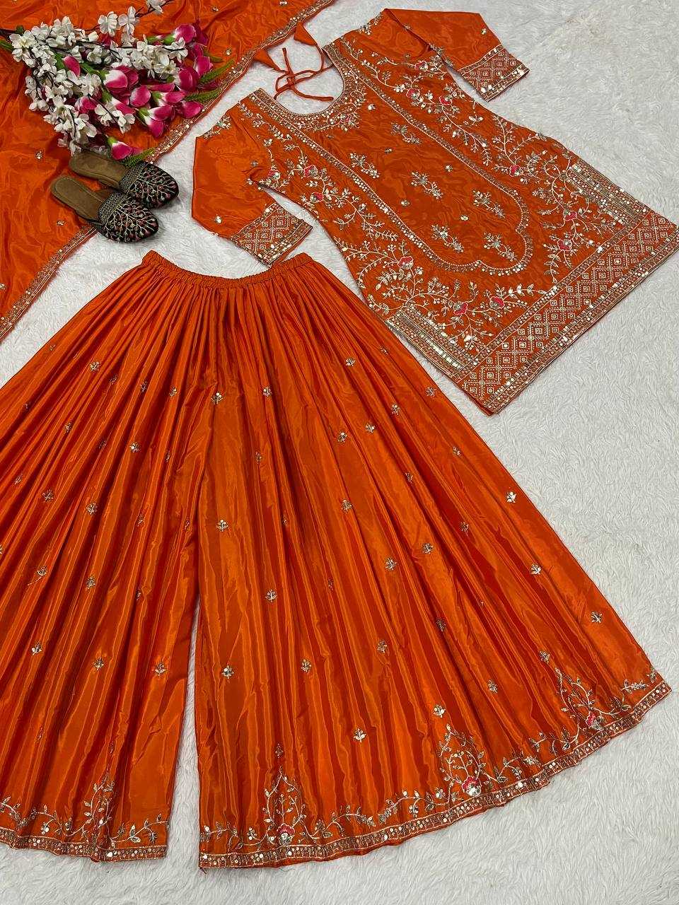 Ynf Crepe KESH515 3049 Suits & Dresses Wholesale Sharara Salwar Suits Embroidery Suits Designer Suits Manufacturer
