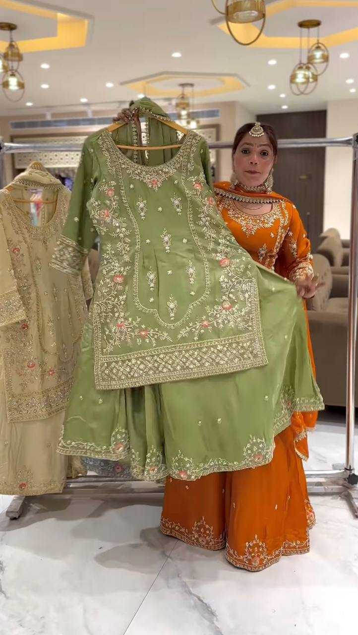 Ynf Crepe KESH515 3049 Suits & Dresses Wholesale Sharara Salwar Suits Embroidery Suits Designer Suits Manufacturer