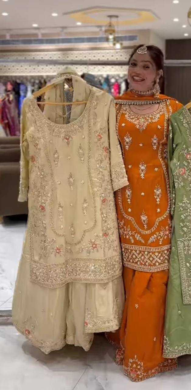 Ynf Crepe KESH515 3049 Suits & Dresses Wholesale Sharara Salwar Suits Embroidery Suits Designer Suits Manufacturer