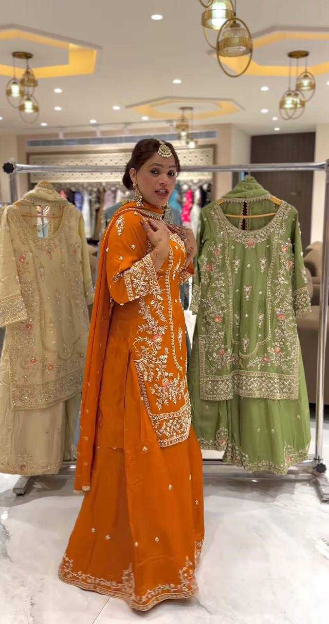 Ynf Crepe KESH515 3049 Suits & Dresses Wholesale Sharara Salwar Suits Embroidery Suits Designer Suits Manufacturer