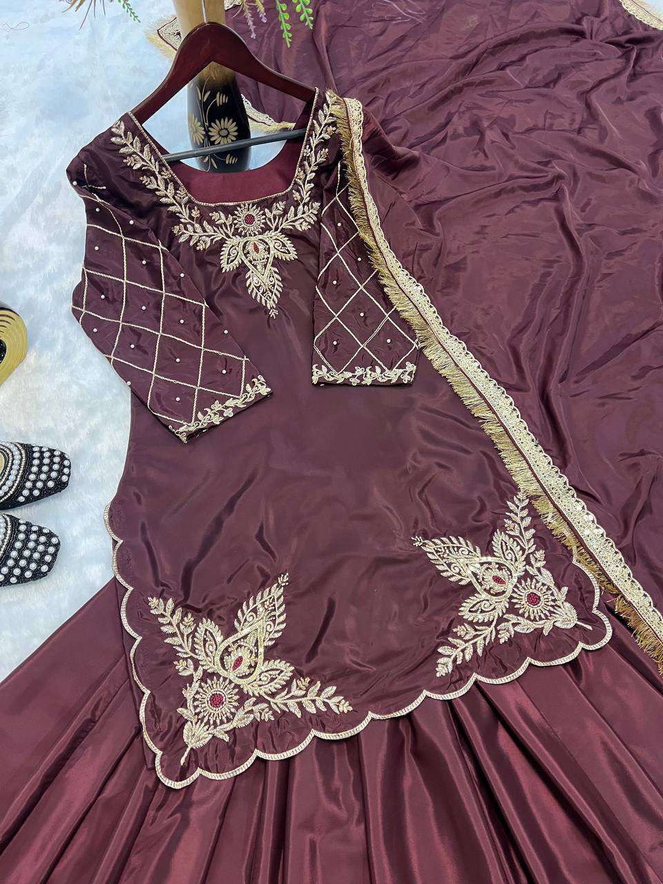 Ynf Crepe KESH515 448 Suits & Dresses Wholesale Wedding Suits Designer Suits Handwork Suits Manufacturer