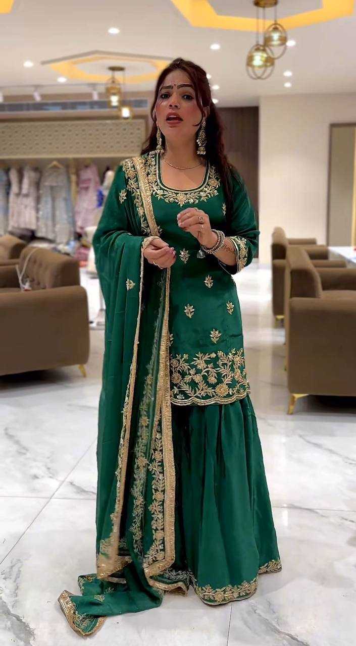 Ynf Crepe KESH515 5044 Suits & Dresses Wholesale Sharara Salwar Suits Embroidery Suits Wedding Suits Manufacturer