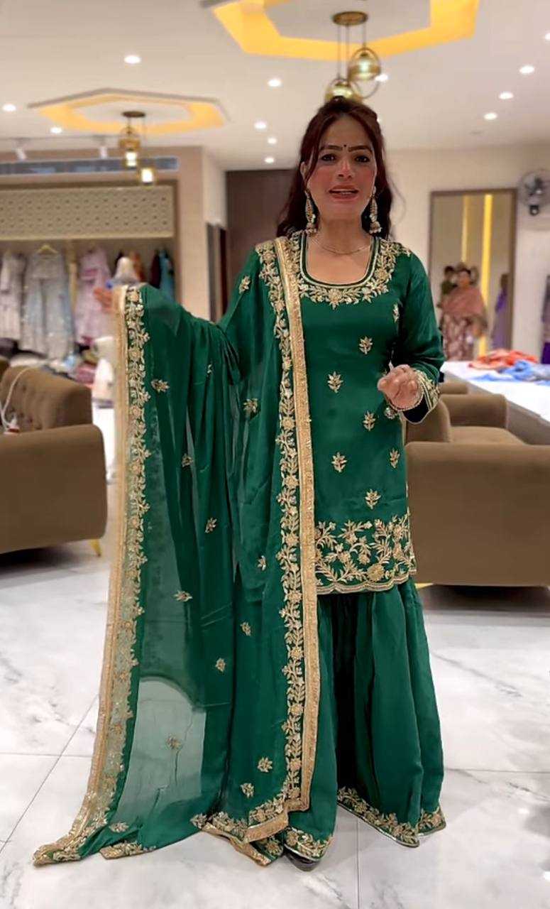Ynf Crepe KESH515 5044 Suits & Dresses Wholesale Sharara Salwar Suits Embroidery Suits Wedding Suits Manufacturer