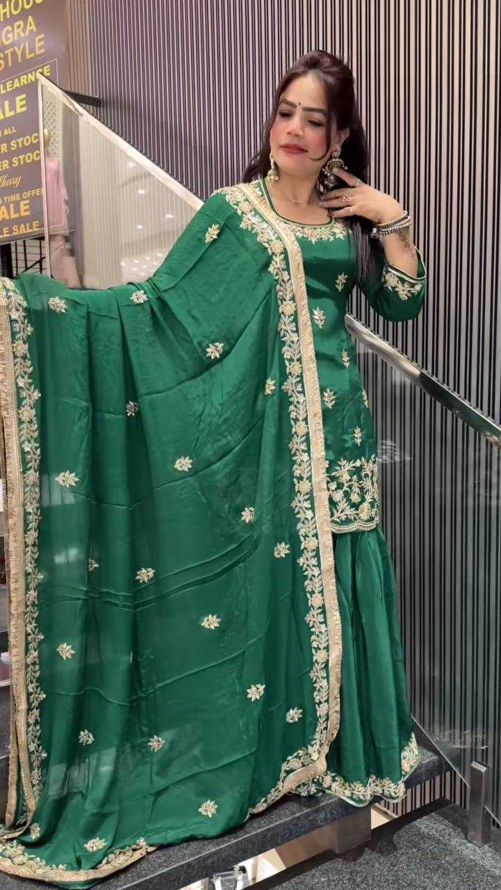 Ynf Crepe KESH515 5044 Suits & Dresses Wholesale Sharara Salwar Suits Embroidery Suits Wedding Suits Manufacturer