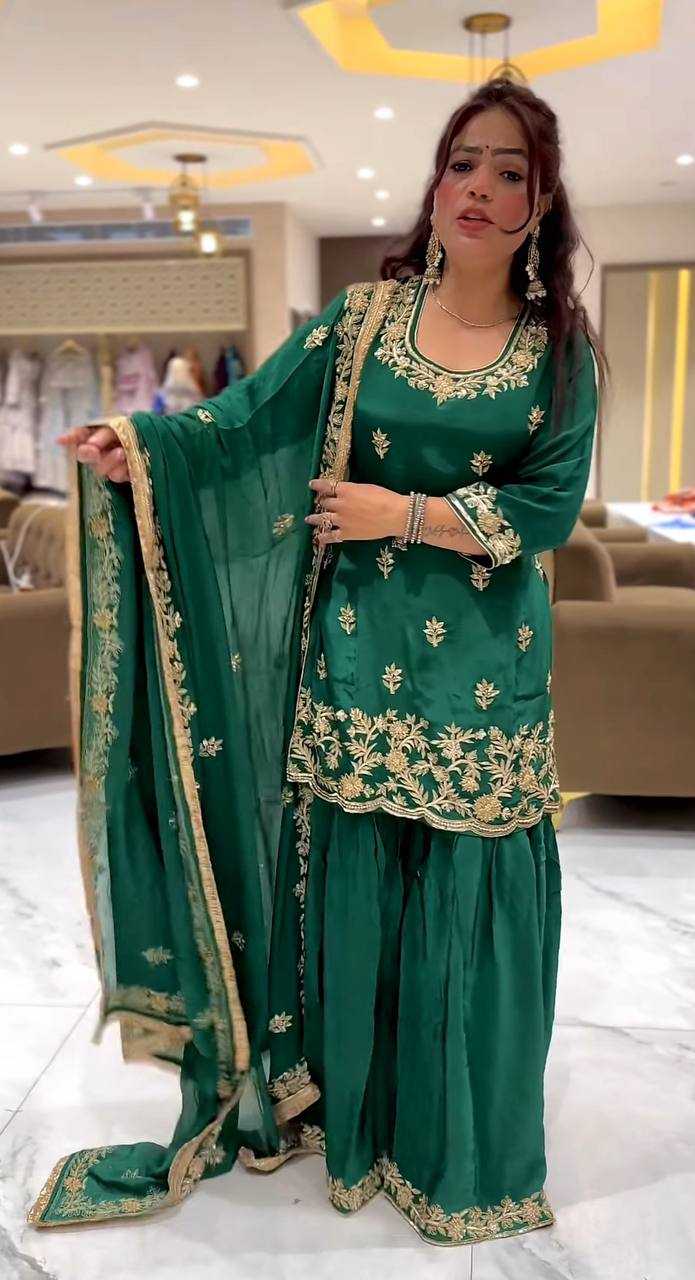 Ynf Crepe KESH515 5044 Suits & Dresses Wholesale Sharara Salwar Suits Embroidery Suits Wedding Suits Manufacturer