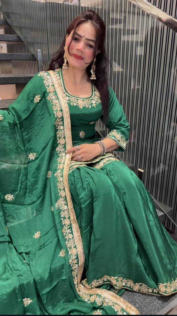Ynf Crepe KESH515 5044 Suits & Dresses Wholesale Sharara Salwar Suits Embroidery Suits Wedding Suits Manufacturer