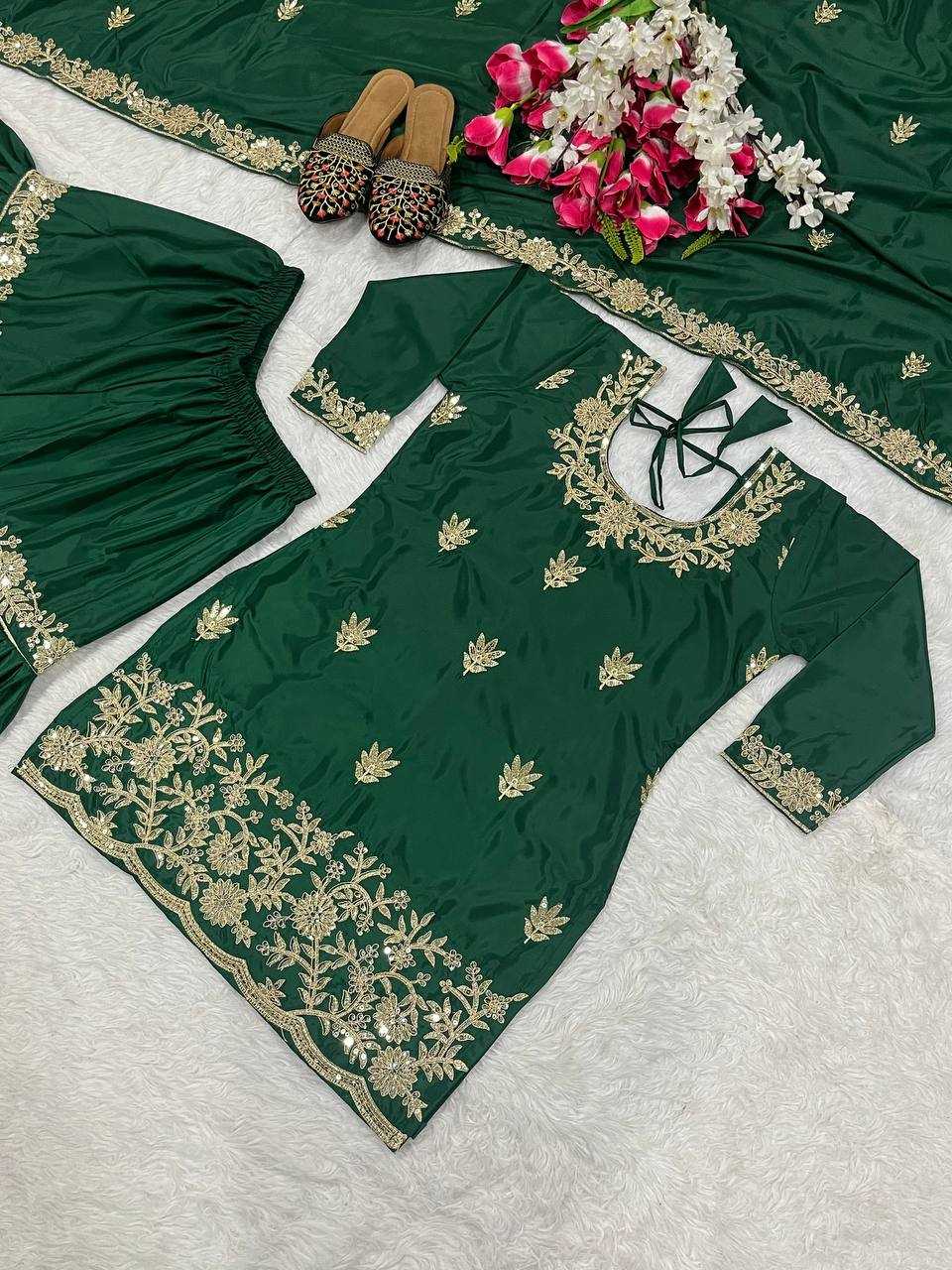 Ynf Crepe KESH515 5044 Suits & Dresses Wholesale Sharara Salwar Suits Embroidery Suits Wedding Suits Manufacturer