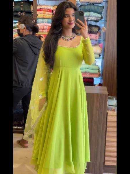 Ynf Crepe KESH544 214 Gowns Wholesale Fancy Gowns Anarkali Gown Party Gowns Long Gowns Manufacturer