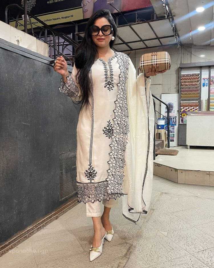 Ynf Crepe KESH552 74 Suits & Dresses Wholesale Ladies Suits Printed Suits Embroidery Suits Manufacturer