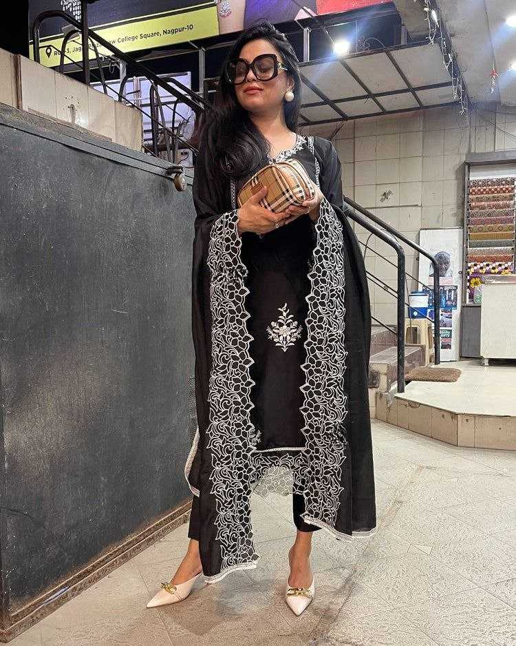 Ynf Crepe KESH552 74 Suits & Dresses Wholesale Ladies Suits Printed Suits Embroidery Suits Manufacturer