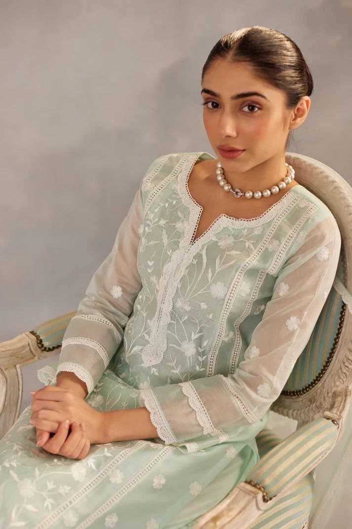 Ynf Crepe KESH552 78 Kurti Wholesale Casual Kurtis Festive Kurtis Embroidered Kurtis Manufacturer