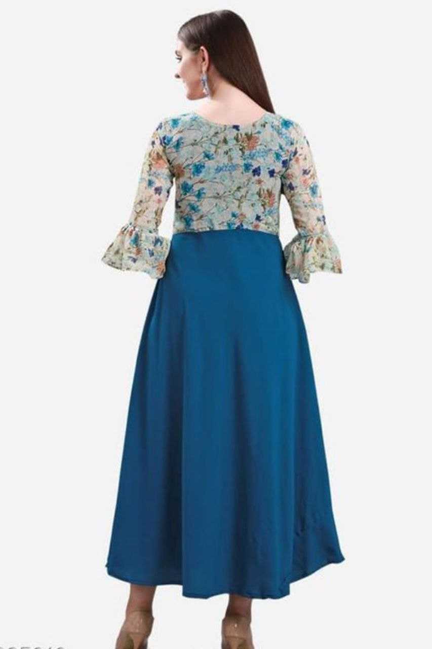 Ynf Crepe KESH559 302 Suits & Dresses Western Wears Festive Collections Wholesale Party Wear Dresses Printed Dresses Georgette Dresses Manufacturer