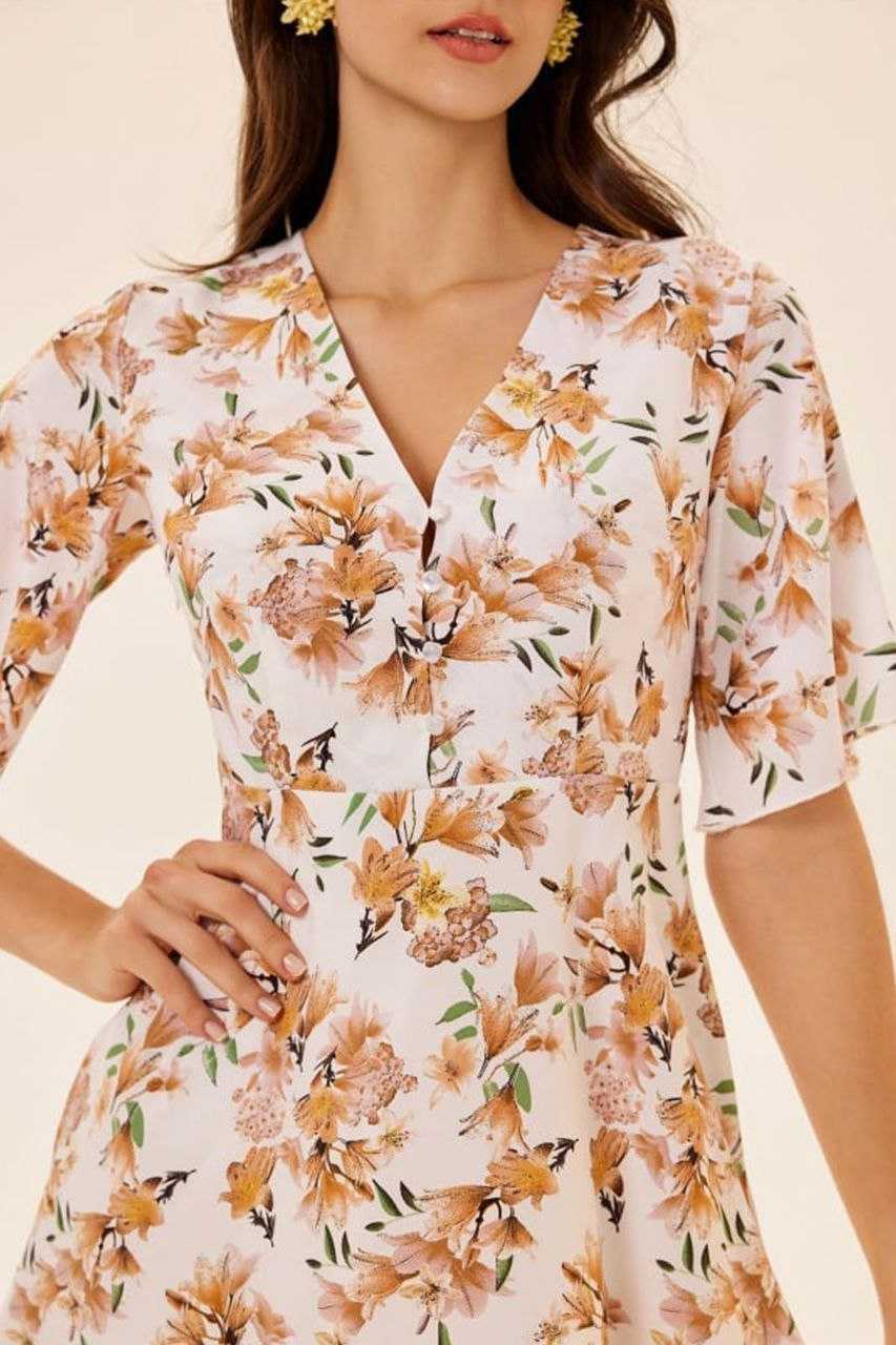 Ynf Crepe KESH559 416 Suits & Dresses Western Wears Festive Collections Wholesale Indo Western Dresses Tops Printed Dresses Manufacturer