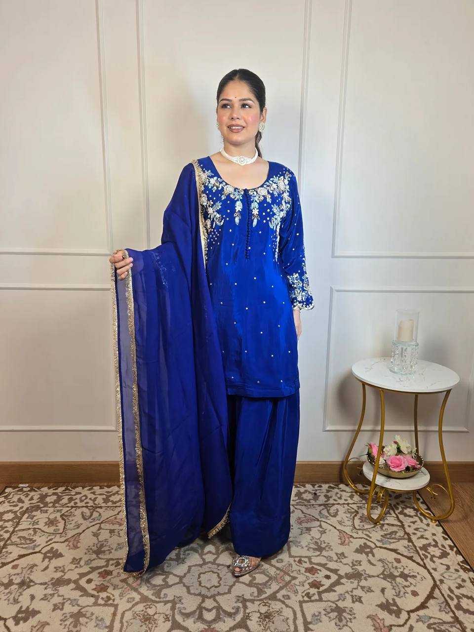 Ynf Crepe RIN110 374 Suits & Dresses Wholesale Sharara Salwar Suits Embroidery Suits Party wear suits Manufacturer