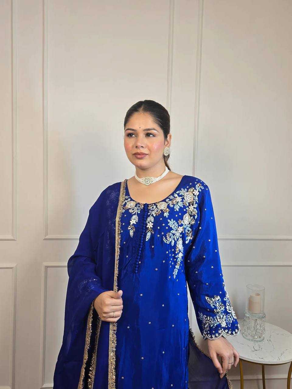 Ynf Crepe RIN110 374 Suits & Dresses Wholesale Sharara Salwar Suits Embroidery Suits Party wear suits Manufacturer