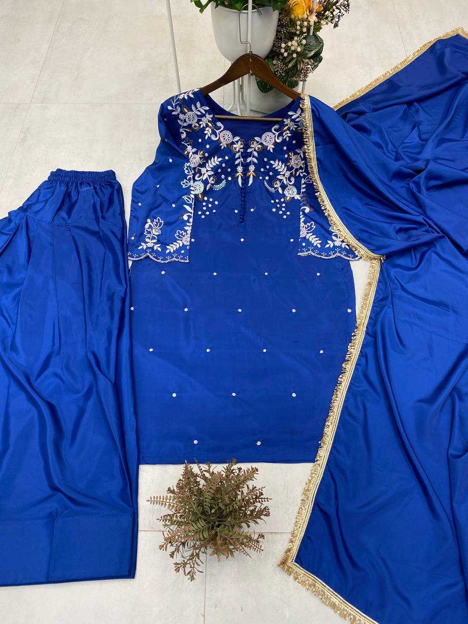 Ynf Crepe RIN110 374 Suits & Dresses Wholesale Sharara Salwar Suits Embroidery Suits Party wear suits Manufacturer