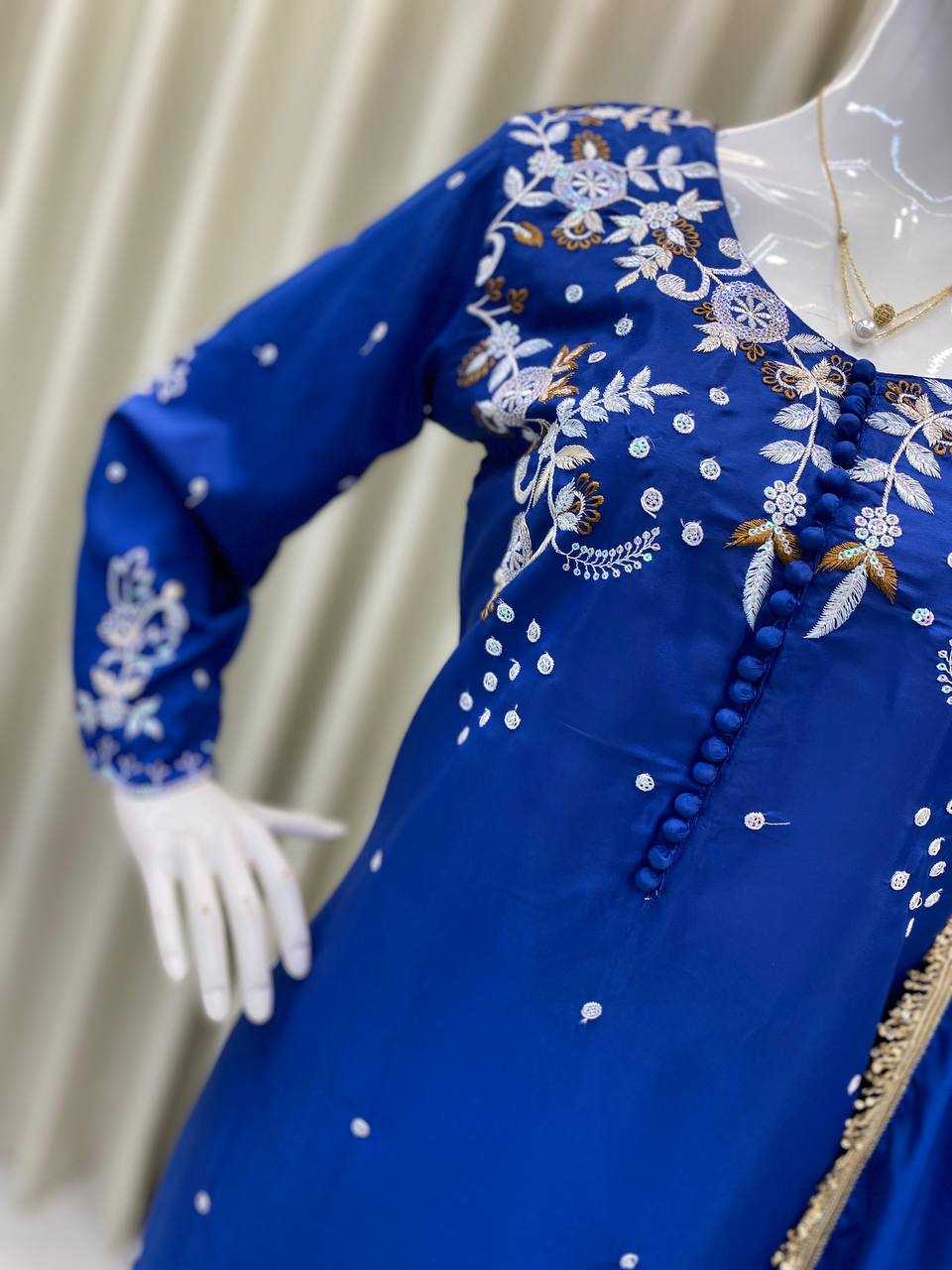 Ynf Crepe RIN110 374 Suits & Dresses Wholesale Sharara Salwar Suits Embroidery Suits Party wear suits Manufacturer