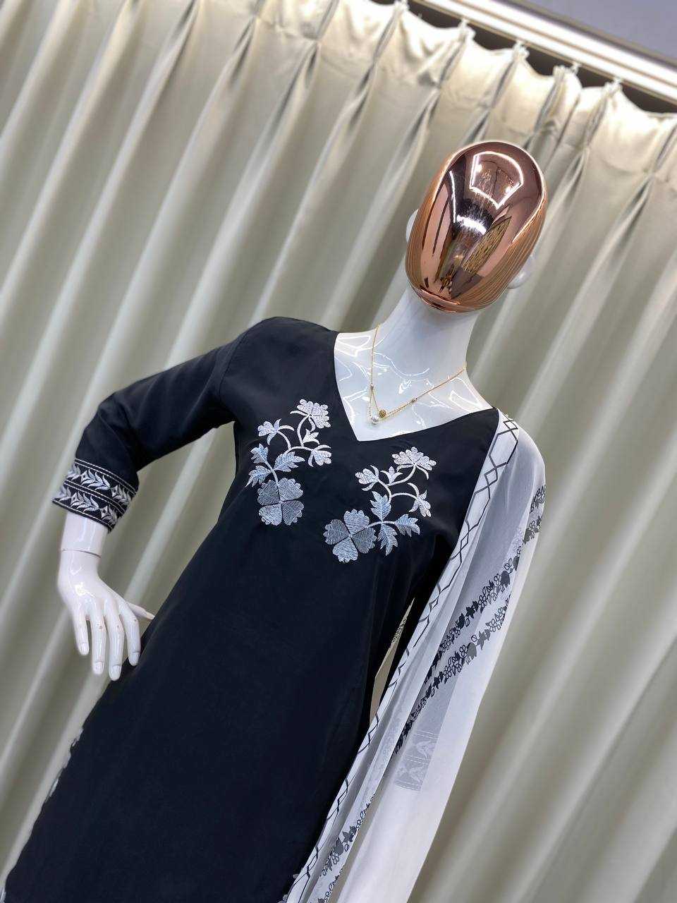 Ynf Crepe RIN110 377 Suits & Dresses Wholesale Ladies Suits Embroidery Suits Ladies Salwar Suits Manufacturer