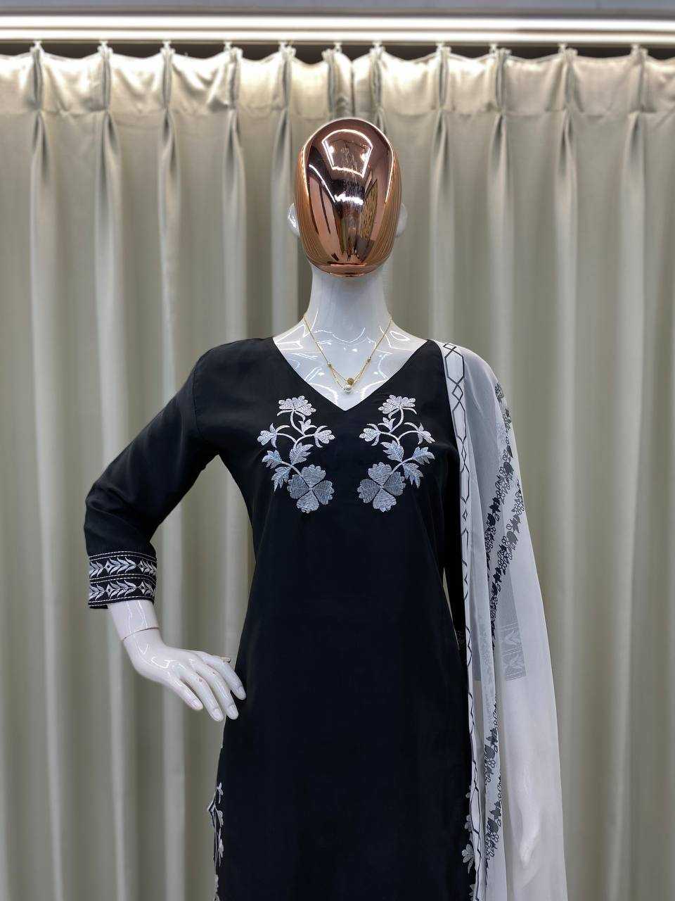 Ynf Crepe RIN110 377 Suits & Dresses Wholesale Ladies Suits Embroidery Suits Ladies Salwar Suits Manufacturer