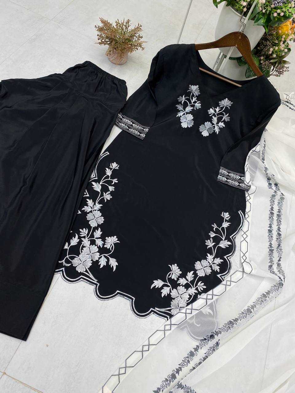Ynf Crepe RIN110 377 Suits & Dresses Wholesale Ladies Suits Embroidery Suits Ladies Salwar Suits Manufacturer