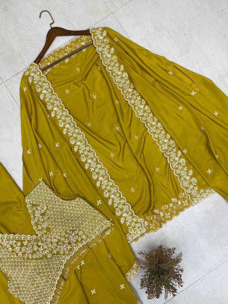 Ynf Crepe RIN110 378 Suits & Dresses Wholesale Indo Western Dresses Party Wear Dresses Wedding guest dresses Manufacturer