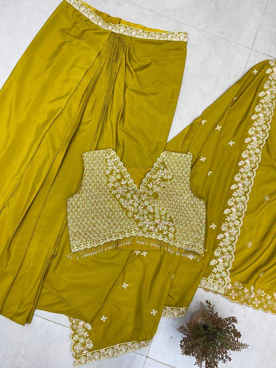 Ynf Crepe RIN110 378 Suits & Dresses Wholesale Indo Western Dresses Party Wear Dresses Wedding guest dresses Manufacturer