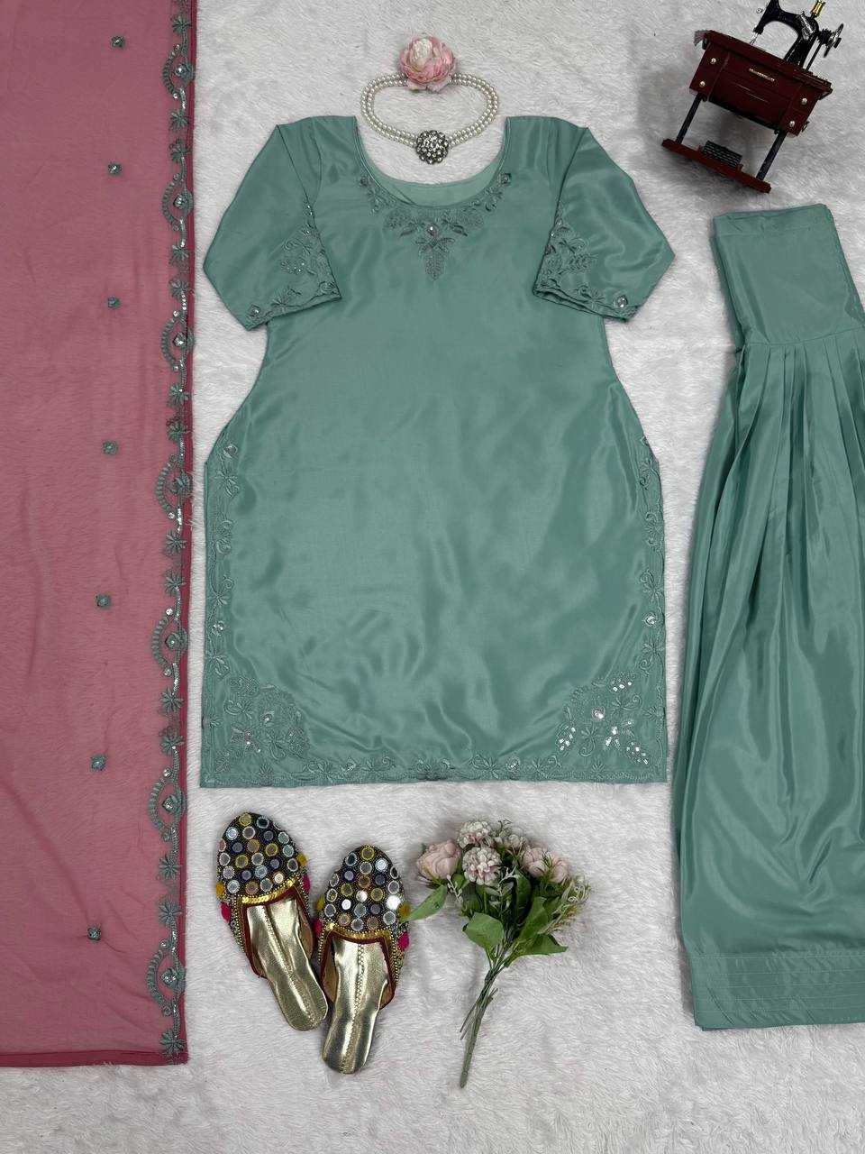 Ynf Crepe RIN162 5894 Suits & Dresses Wedding Collections Festive Collections Wholesale Ladies Salwar Suits Party Wear Dresses Wedding Outfits Manufacturer