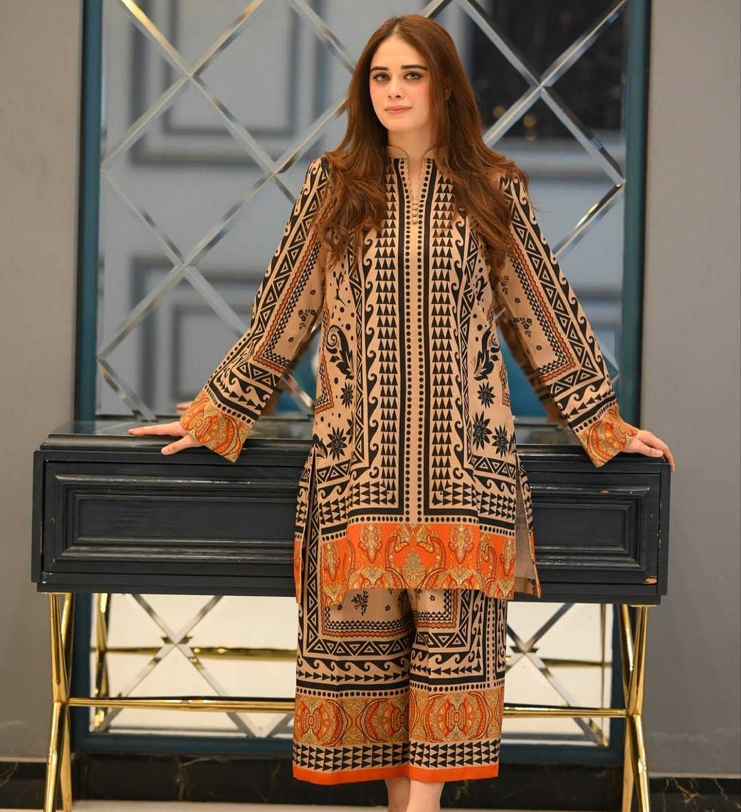 Ynf Crepe RIN197 4942 Suits & Dresses Wholesale Ladies Suits Party wear suits Designer Suits Manufacturer