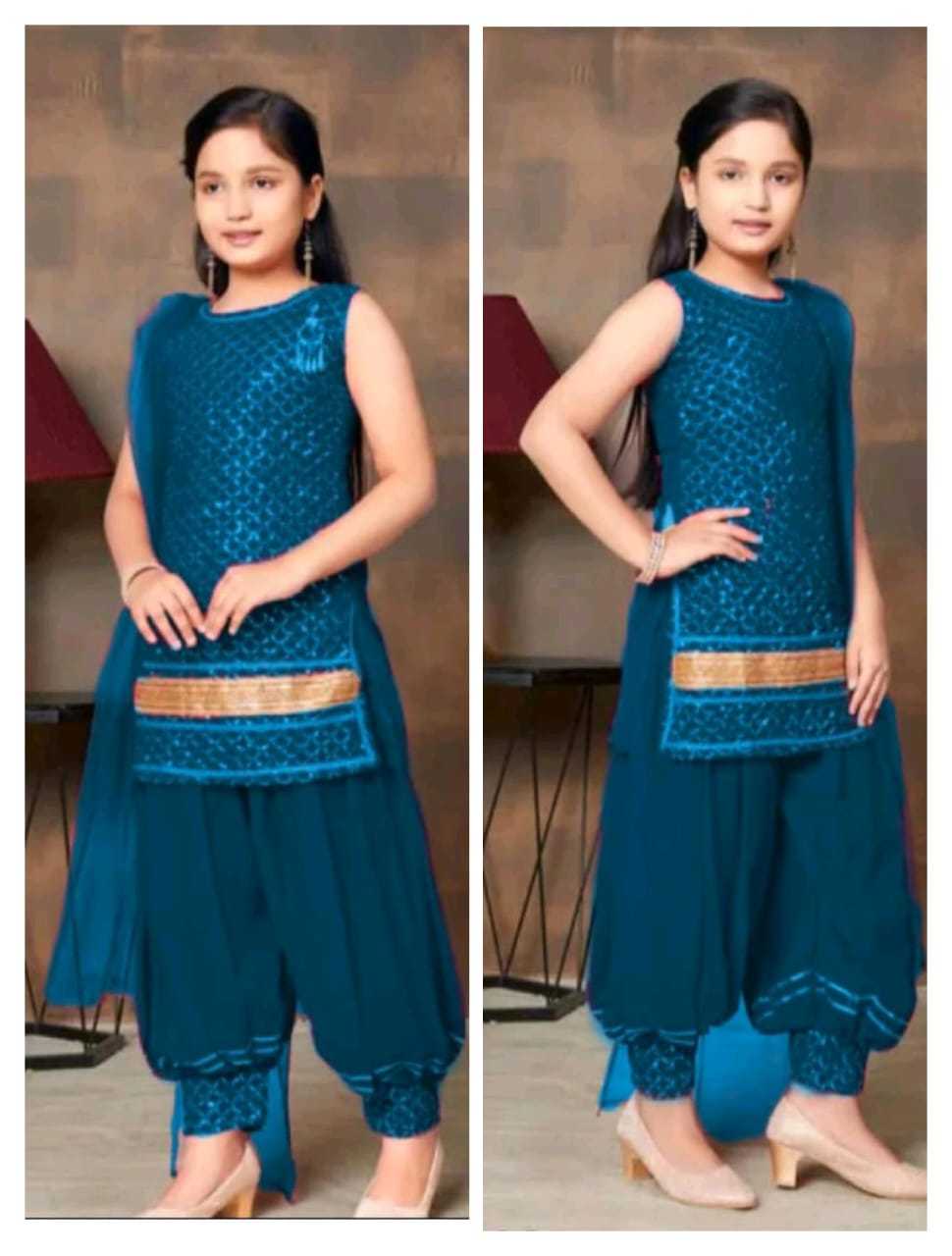 Ynf Crepe RIN222 103 Kids Wear Wholesale Kids Suit Kids Anarkali Suits Manufacturer