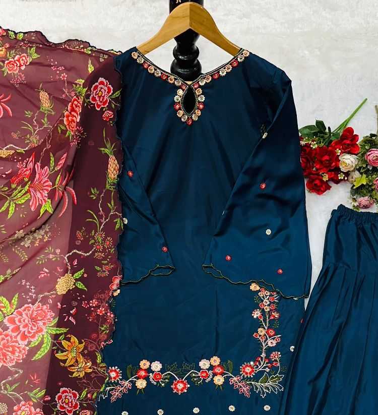 Ynf Crepe RIN222 SALVAR Kurti Wholesale Party Wear Kurtis Designer Kurtis Embroidered Kurtis Manufacturer