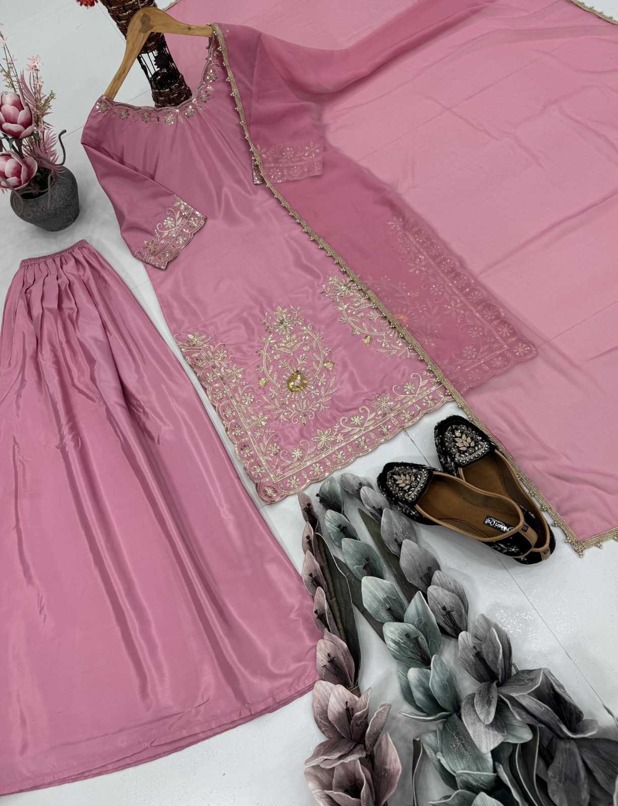 Ynf Crepe RIN222 SHARARA Suits & Dresses Wedding Collections Wholesale Sharara Salwar Suits Embroidery Suits Designer Suits Manufacturer