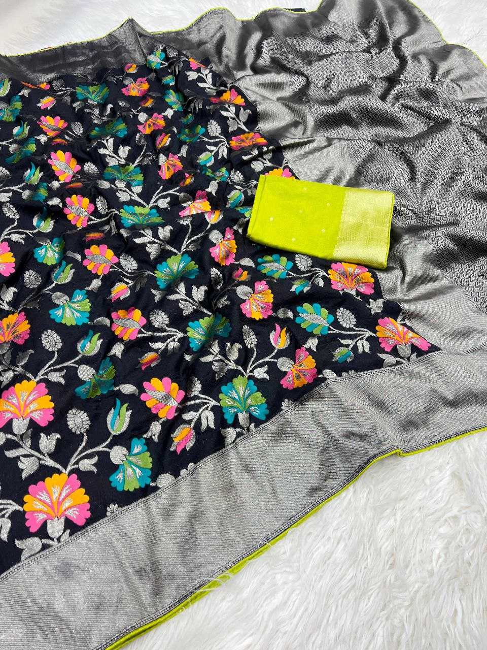 Ynf Crepe RIN225 943 Sarees Wedding Collections Festive Collections Wholesale Georgette Sarees Festive Sarees Sarees With Blouse Manufacturer