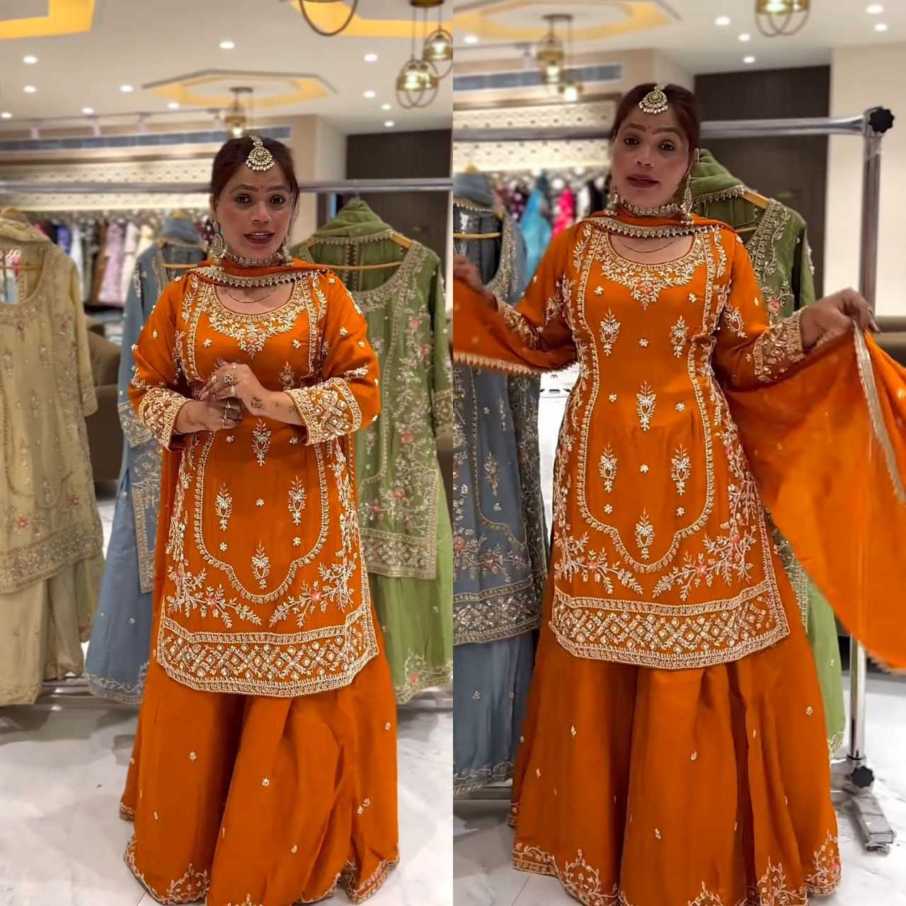 Ynf Crepe RIN232 88 Suits & Dresses Wholesale Sharara Salwar Suits Embroidery Suits Manufacturer