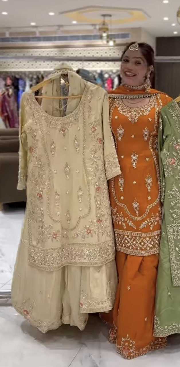 Ynf Crepe RIN232 88 Suits & Dresses Wholesale Sharara Salwar Suits Embroidery Suits Manufacturer