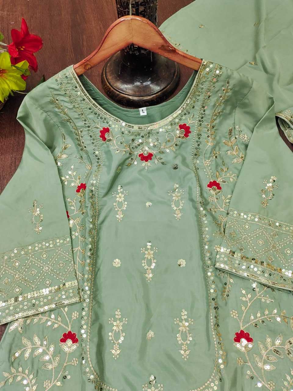Ynf Crepe RIN232 88 Suits & Dresses Wholesale Sharara Salwar Suits Embroidery Suits Manufacturer