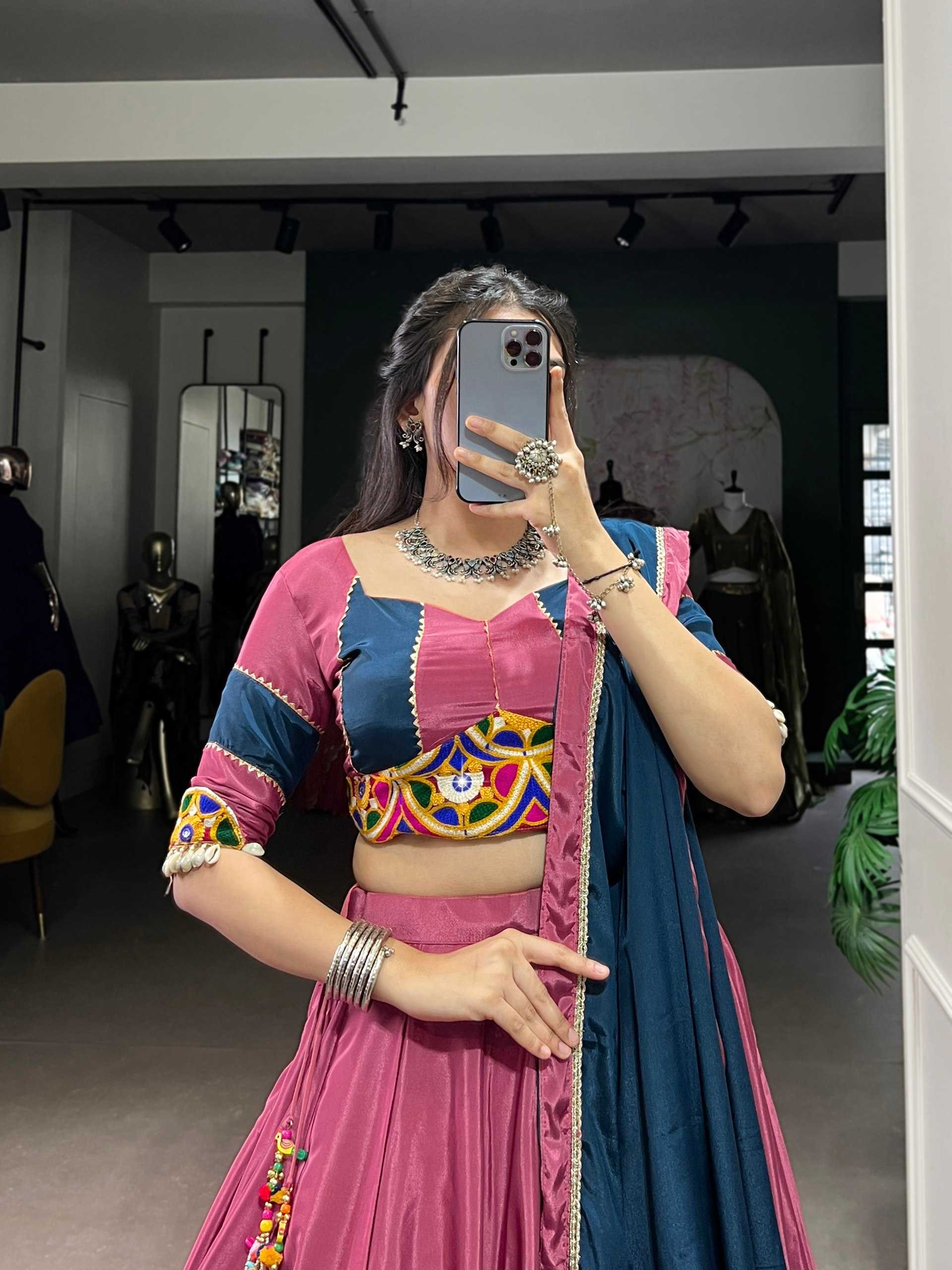 Ynf Crepe Silk KESH134 1656 Festive Collections Wholesale Navratri Chaniya Choli Manufacturer