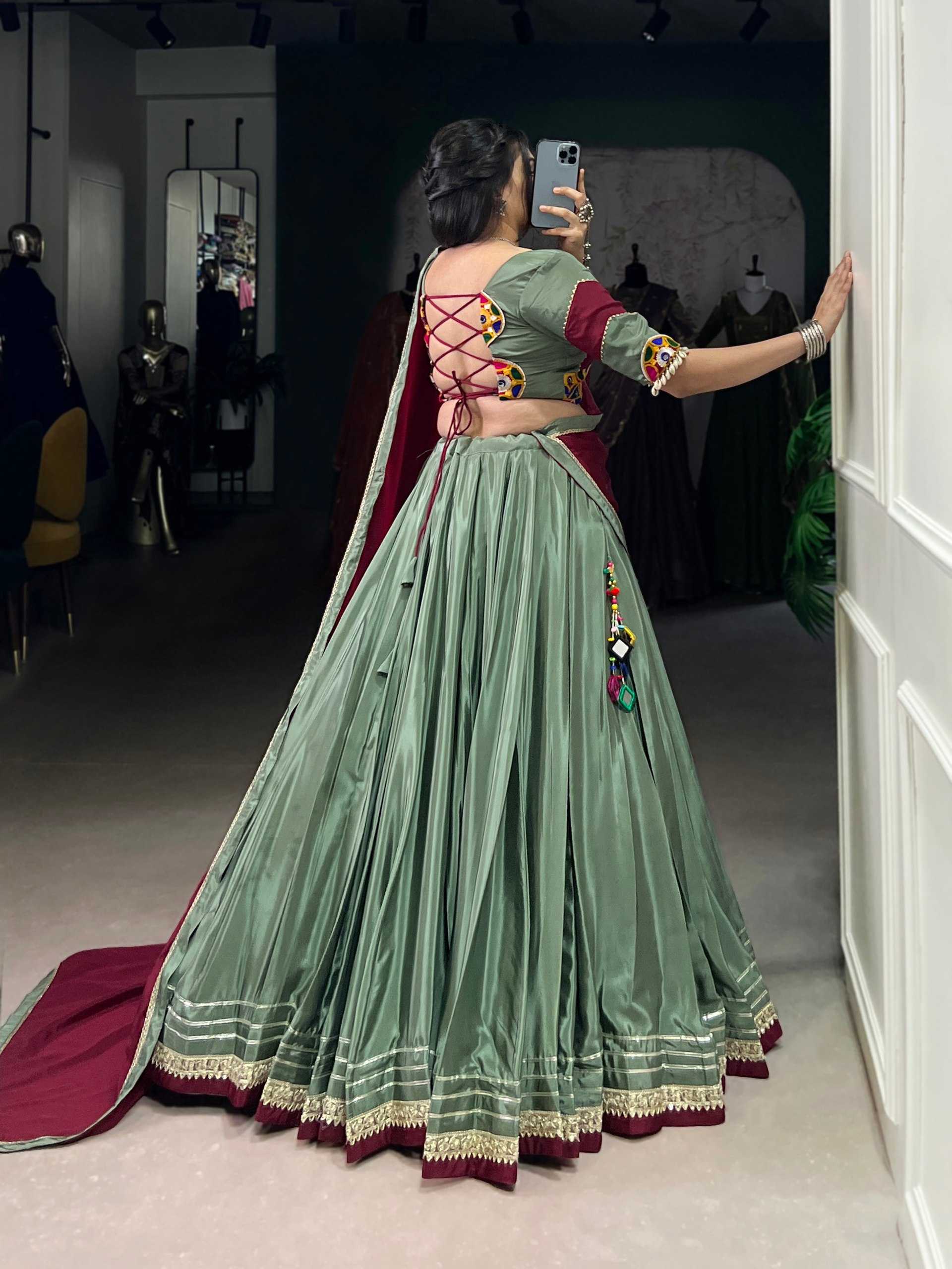 Ynf Crepe Silk KESH134 1656 Festive Collections Wholesale Navratri Chaniya Choli Manufacturer