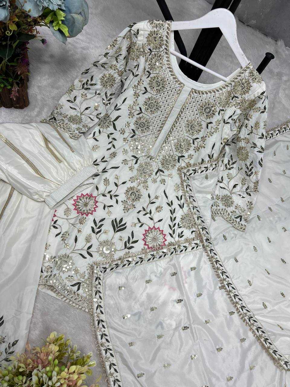Ynf Crepe Silk KESH159 1354 Suits & Dresses Wholesale Ladies Suits Sharara Salwar Suits Embroidery Suits Party Wear Dresses Manufacturer