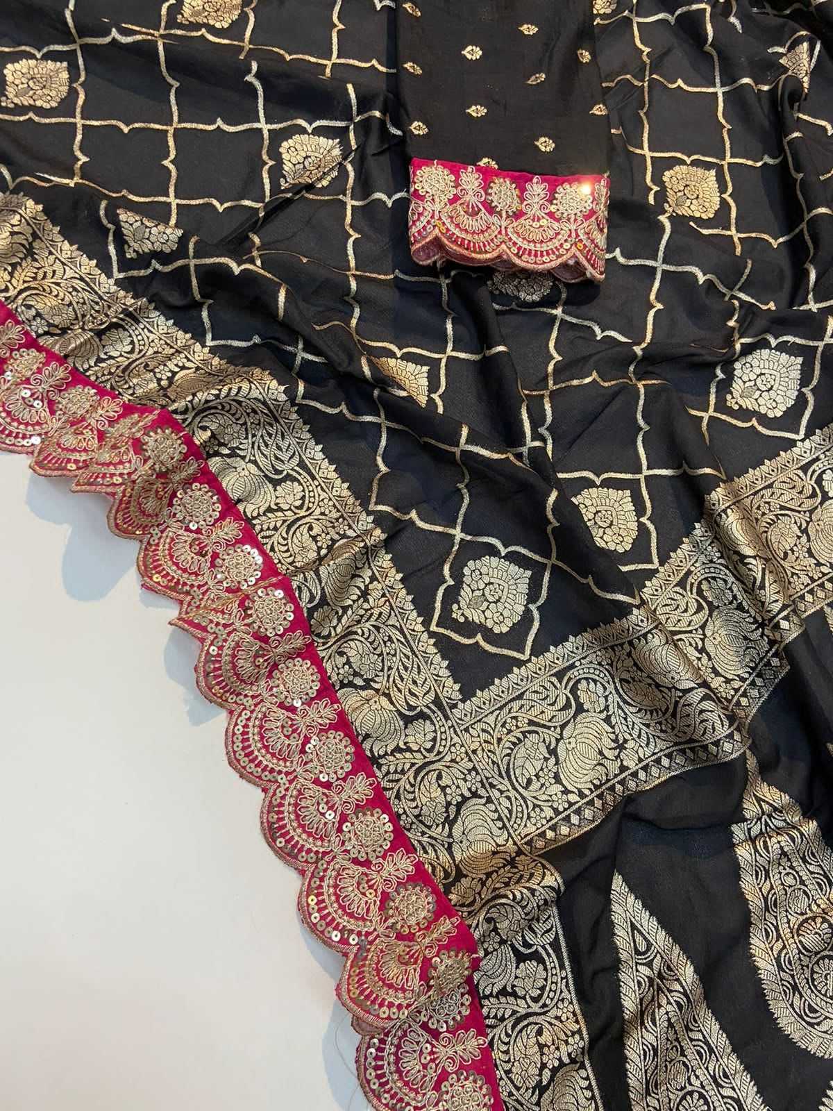 Ynf Crepe Silk KESH484 Pholka Silk Sarees Wholesale Khadi Silk Sarees Crepe Silk Saree Zari Border Silk Sarees Manufacturer