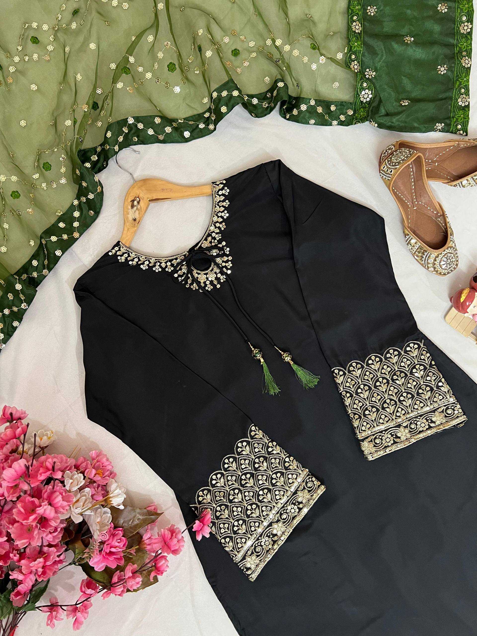 Ynf Crepe Silk KESH492 1384 Kurti Wholesale Kurti Bottom With Dupatta Embroidered Kurtis Kurti With Pants Manufacturer