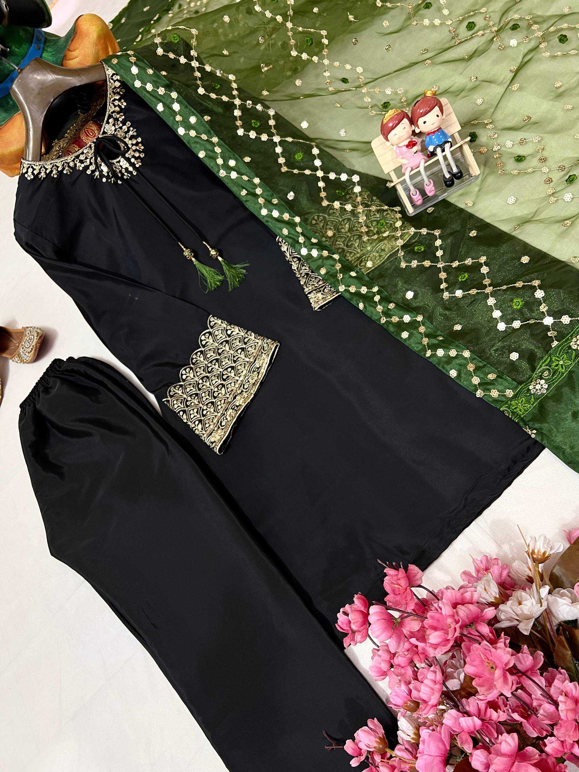 Ynf Crepe Silk KESH492 1384 Kurti Wholesale Kurti Bottom With Dupatta Embroidered Kurtis Kurti With Pants Manufacturer