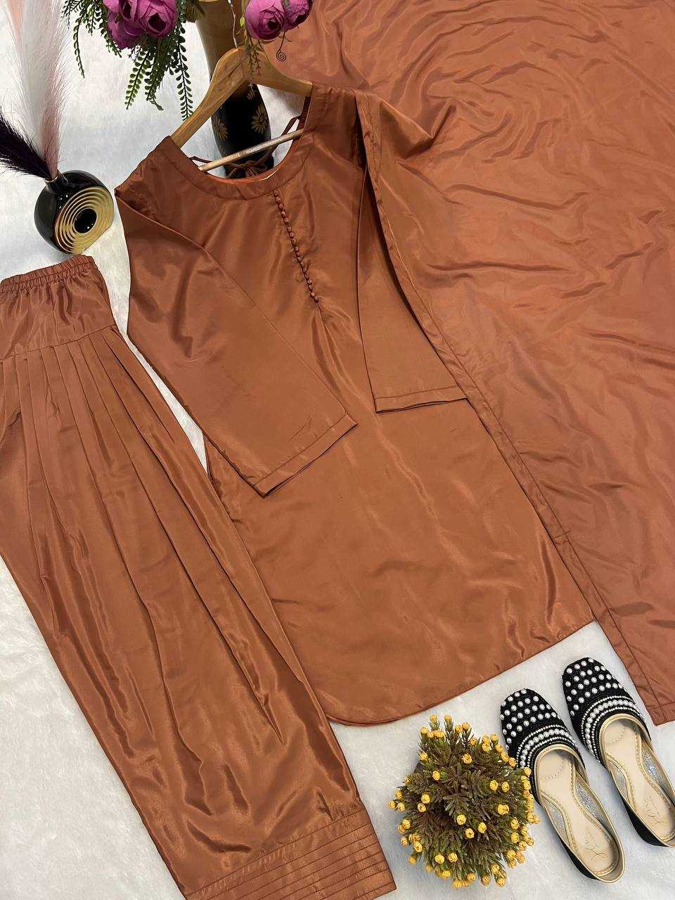 Ynf Crepe Silk KESH528 463 Suits & Dresses Wedding Collections Festive Collections Wholesale Designer dresses Party Wear Dresses Silk Dresses Manufacturer