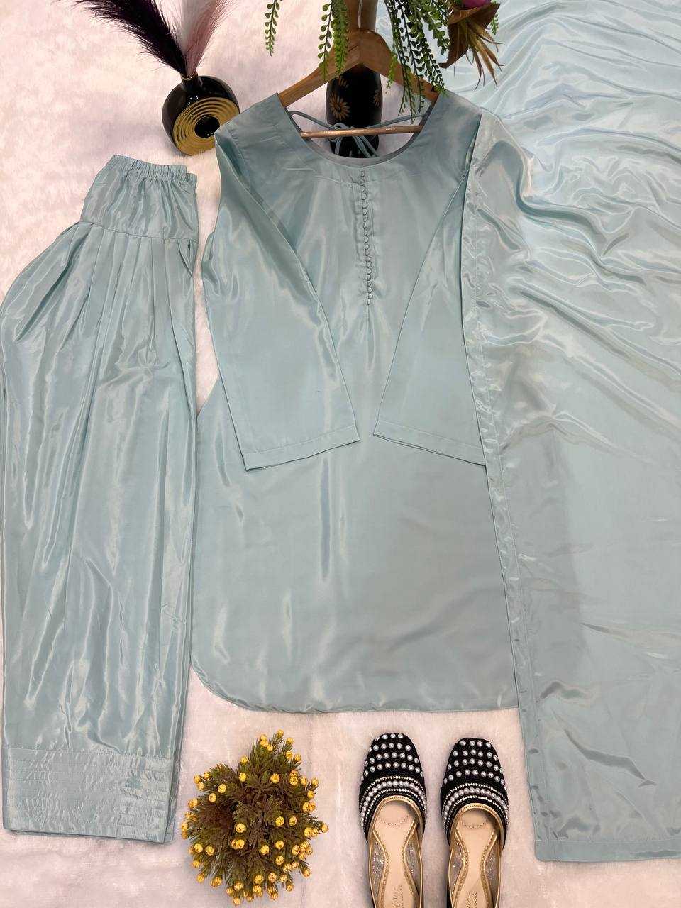 Ynf Crepe Silk KESH528 463 Suits & Dresses Wedding Collections Festive Collections Wholesale Designer dresses Party Wear Dresses Silk Dresses Manufacturer