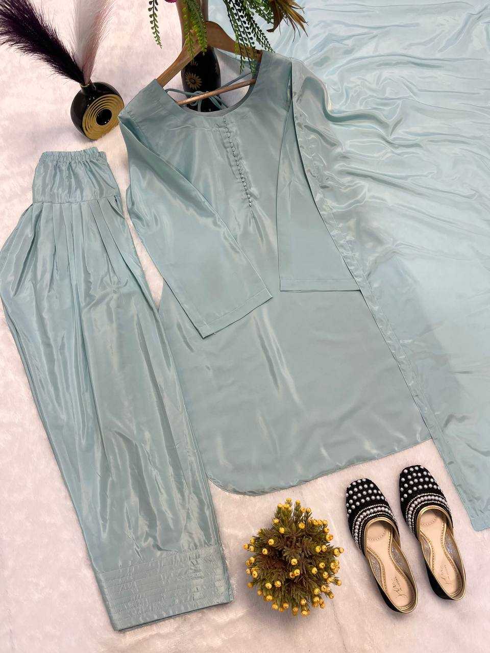 Ynf Crepe Silk KESH528 463 Suits & Dresses Wedding Collections Festive Collections Wholesale Designer dresses Party Wear Dresses Silk Dresses Manufacturer