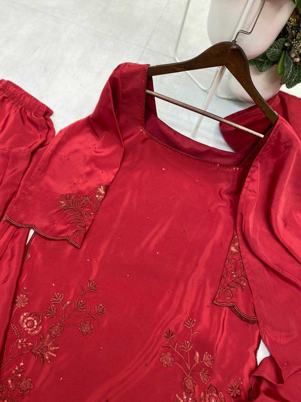 Ynf Crepe Silk RIN110 369 Suits & Dresses Wedding Collections Festive Collections Wholesale Embroidery Suits Ladies Salwar Suits Ladies Silk Suit Manufacturer