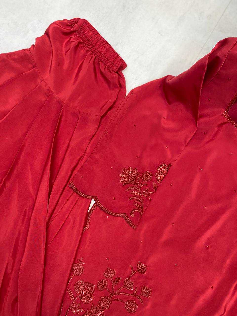 Ynf Crepe Silk RIN110 369 Suits & Dresses Wedding Collections Festive Collections Wholesale Embroidery Suits Ladies Salwar Suits Ladies Silk Suit Manufacturer