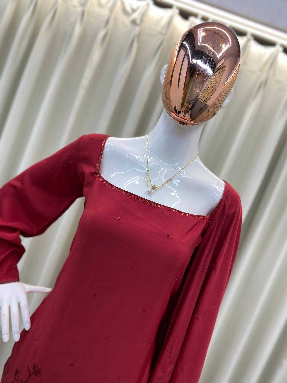 Ynf Crepe Silk RIN110 369 Suits & Dresses Wedding Collections Festive Collections Wholesale Embroidery Suits Ladies Salwar Suits Ladies Silk Suit Manufacturer