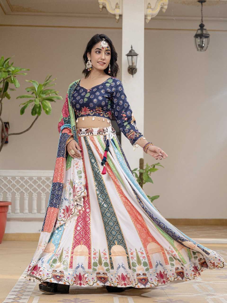 Ynf Crepe Silk RIN197 3069 Lehengas Wholesale Designer Lehenga Fancy Lehenga Bridal Lehenga Manufacturer